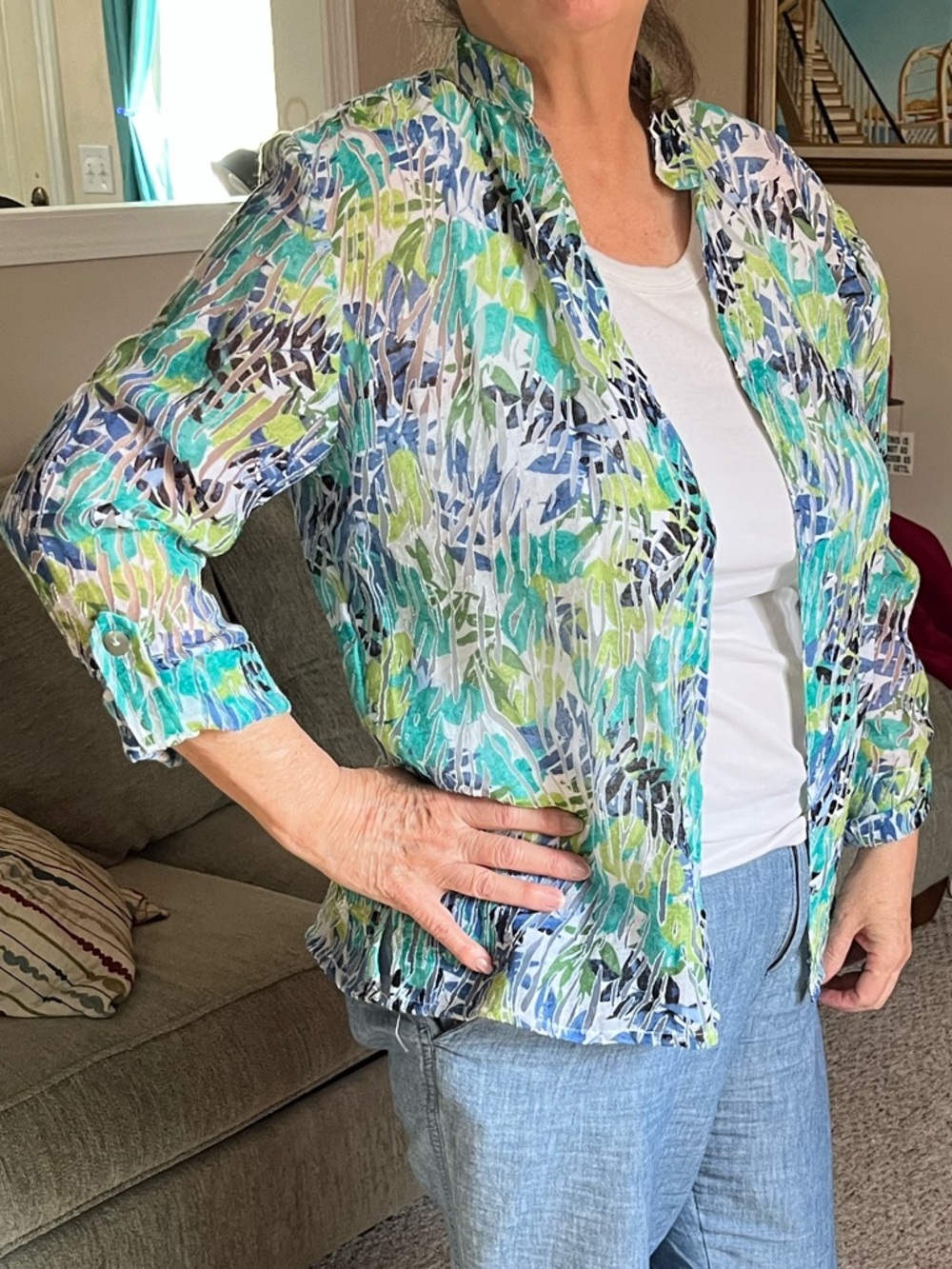 Allyson Whitmore top Sz M